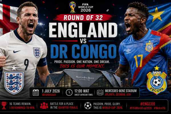 England vs DR Congo Prediction, Team News, Lineups & World Cup 2026 Preview
