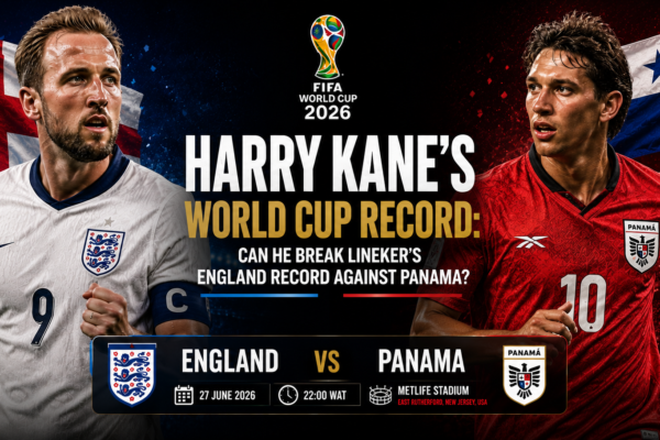 Harry Kane’s World Cup Record: Can He Break Gary Lineker’s England Goals Record Against Panama?