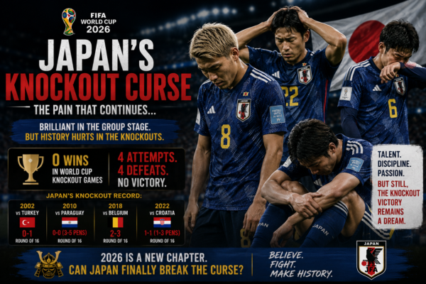 Can Japan End Their World Cup Knockout Curse Against Brazil?