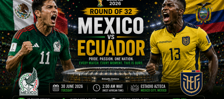 Mexico vs Ecuador Prediction, Team News, Lineups & World Cup 2026 Preview